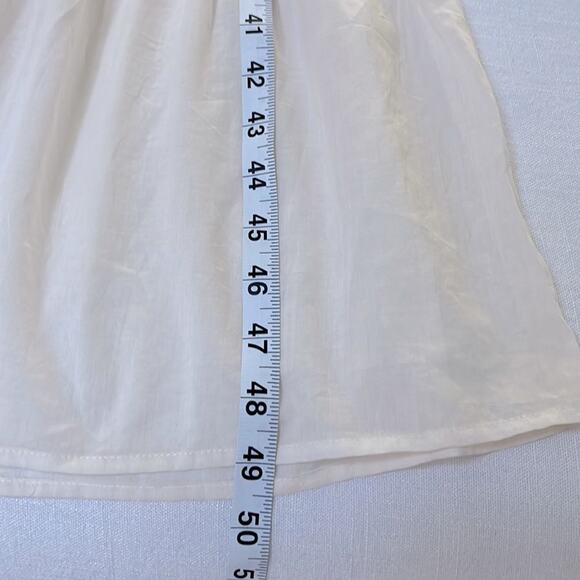 Reformation Bekkah Dress in Cream NWT Size M - Picture 7 of 7